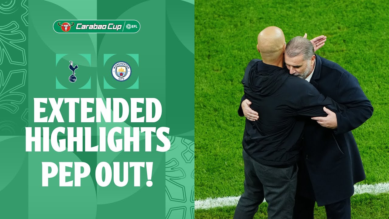 Tottenham Hotspur v Manchester City extended highlights